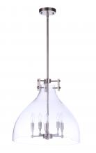 Craftmade 55895-BNK - Chardonnay 5 Light Pendant in Brushed Polished Nickel