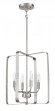 Craftmade 56034-BNK - Stowe 4 Light Foyer in Brushed Polished Nickel