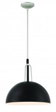 Craftmade ZA4921-MNSA - Kahn 1 Light Outdoor Pendant in Midnight/Satin Aluminum