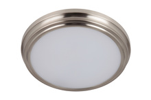 Craftmade X6613-BNK-LED - X66 Series 1 Light 13" LED Flushmount in Brushed Polished Nickel