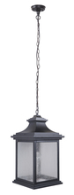 Craftmade Z3211-MN - Gentry 1 Light Medium Outdoor Pendant in Midnight